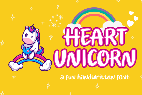 Heart Unicorn Font