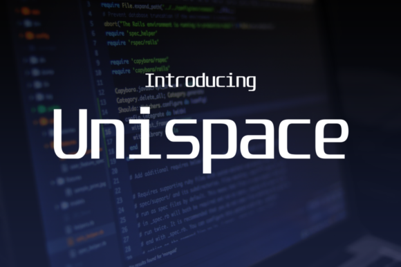 Unispace Font