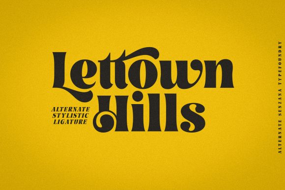 Lettown Hills Font