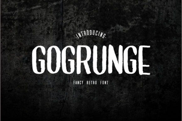 GoGrunge Font