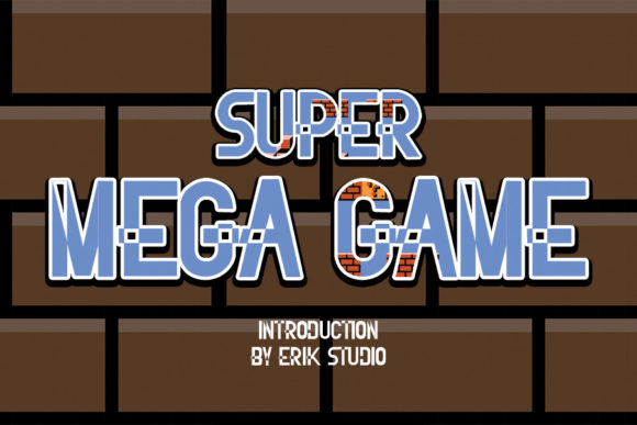 Super Mega Game Font