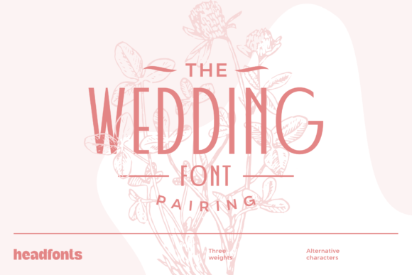 Wedding Pairing Font