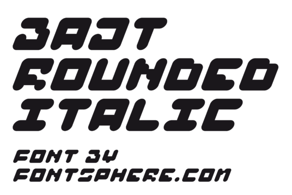 Bajt Rounded Font