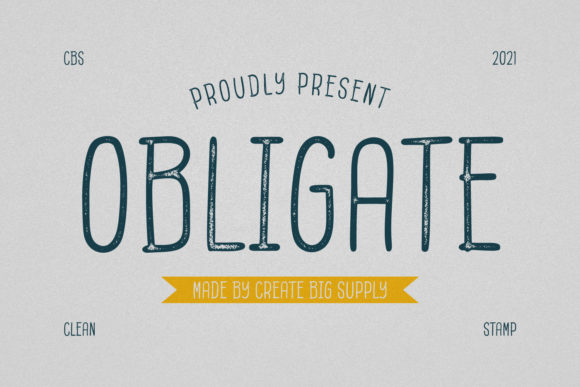 Obligate Font