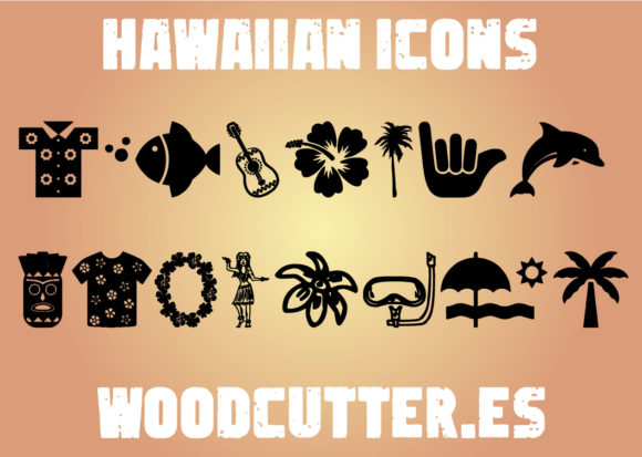 Hawaiian Icons Font