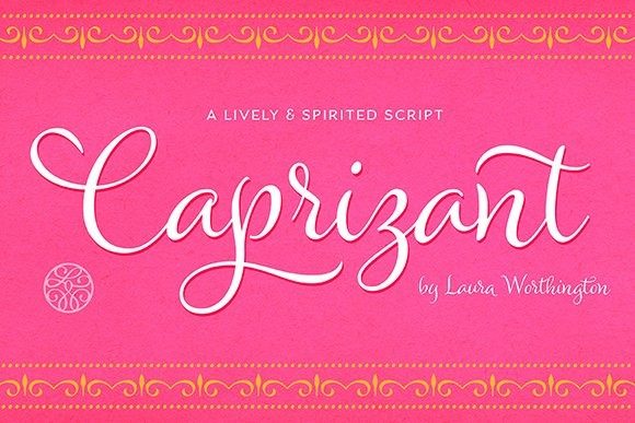 Caprizant Family Font Download: Handwritten Script