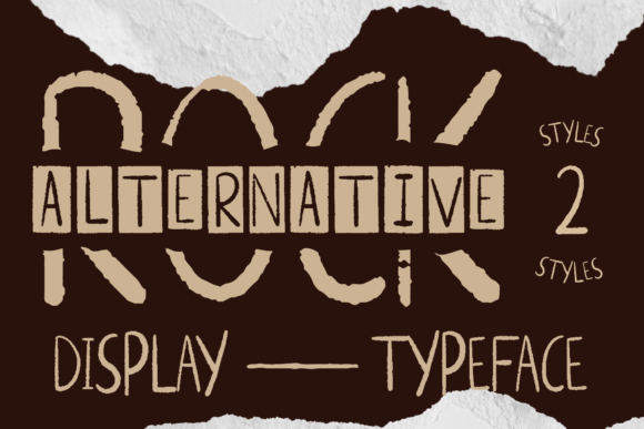 Alternative Rock Font