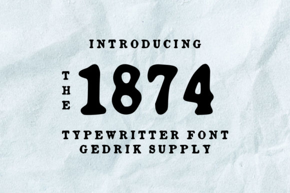1874 Font