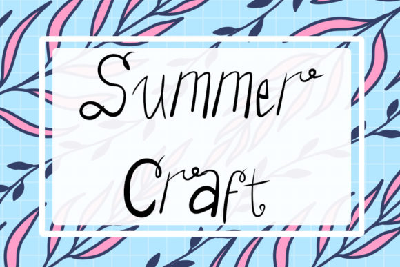 Summer Craft Font