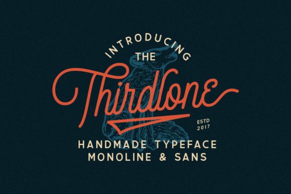 Thirdlone Family Font